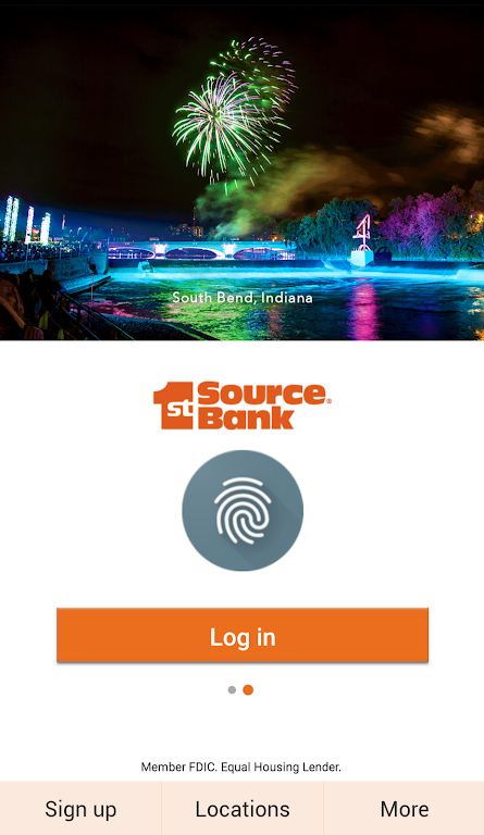 1st Source Bank's Mobile App Screenshot 1