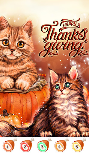 Thanksgiving Color by Numbers Screenshot 2