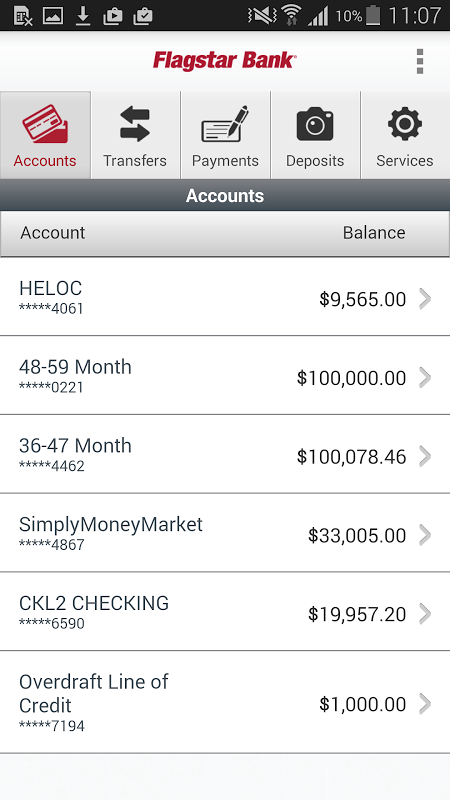 Flagstar Bank Screenshot 3