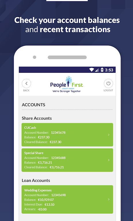 People First Credit Union Screenshot 2