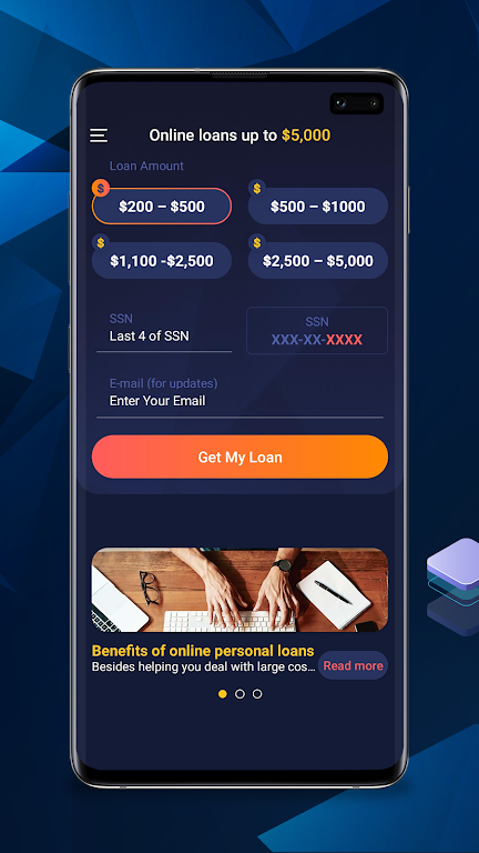Cash Advance - Personal Loans Screenshot 1