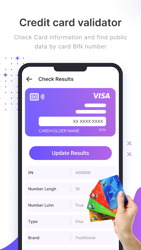 Credit Card Validator Checker Screenshot 1