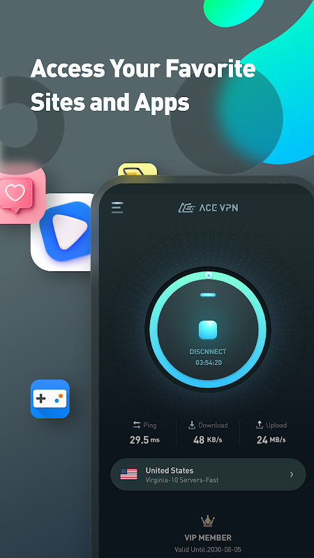 Super VPN Proxy Master-ACE VPN Screenshot 2