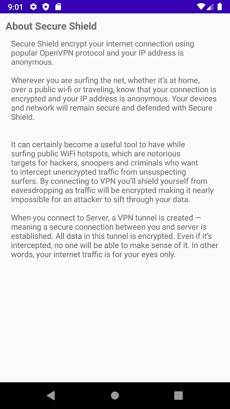 Secure Shield VPN Screenshot 4