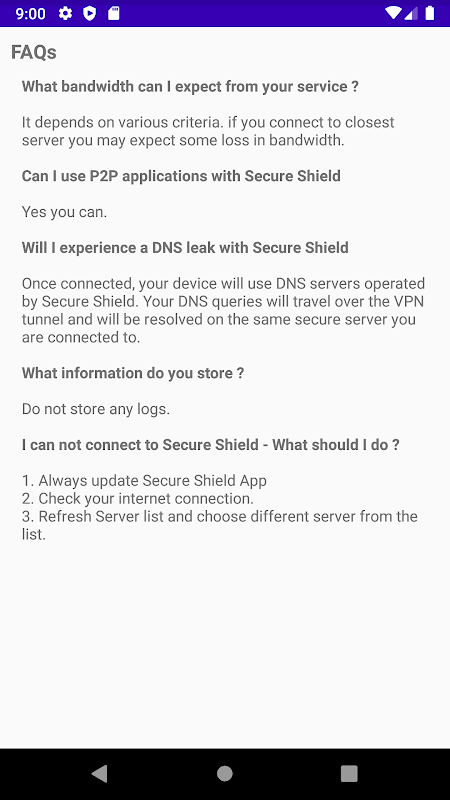 Secure Shield VPN Screenshot 3
