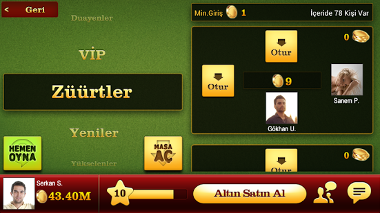 Okey Golden Screenshot 4