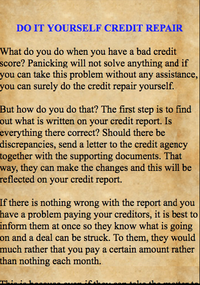 HOW TO FIX YOUR CREDIT NOW 2019 Screenshot 3