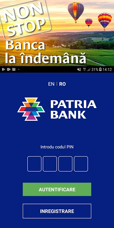 Patria Mobile Banking Screenshot 1