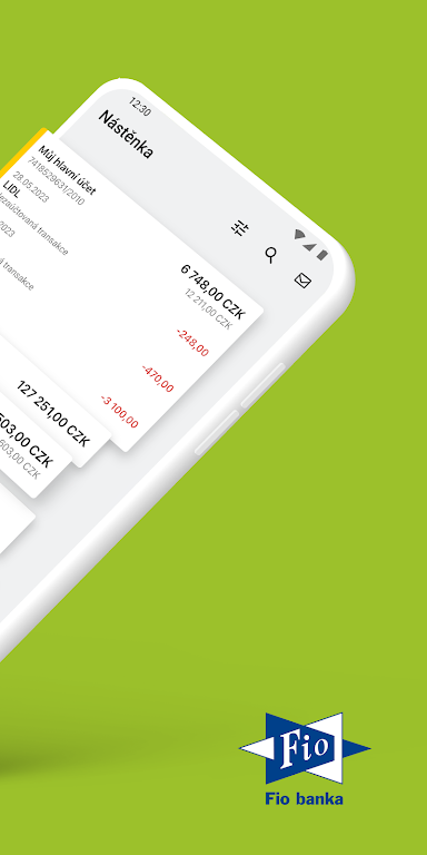 Fio Smartbanking CZ Screenshot 2