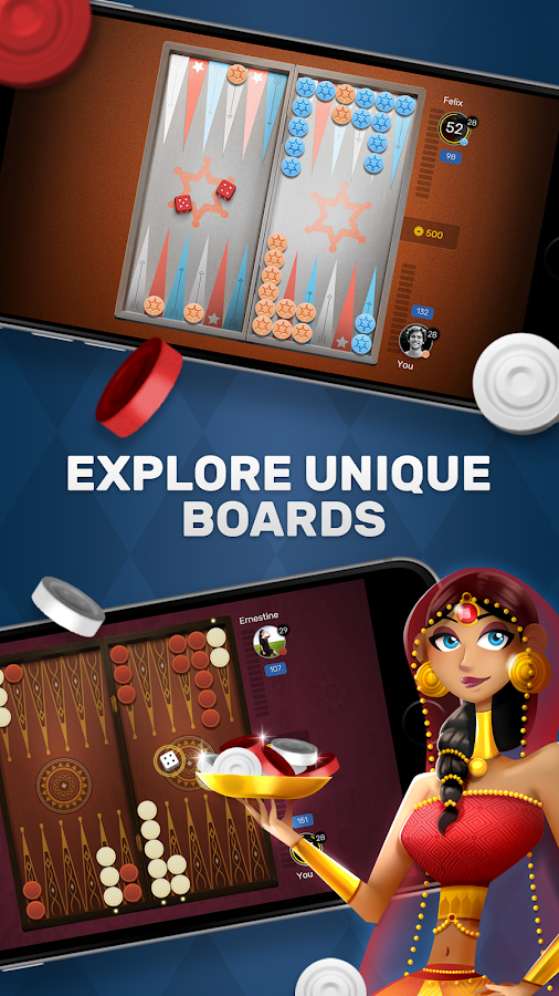 Free Backgammon Go: Best online dice & board games Screenshot 3