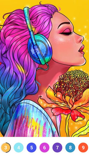 Color.Fun - Color by Number Paint Coloring Book Screenshot 3