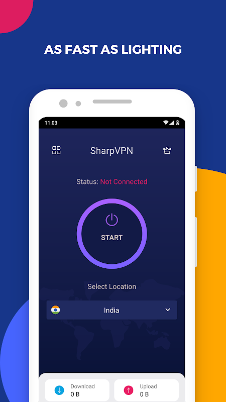 SharpVPN : High Speed & Secure Internet Connection Screenshot 2