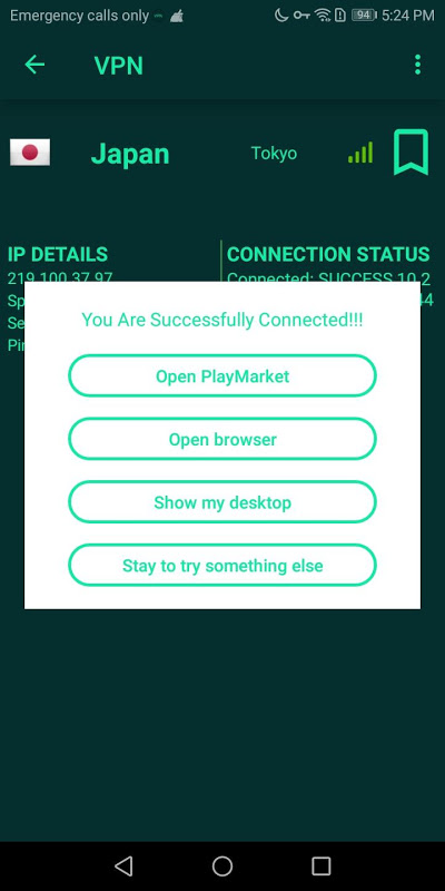 VPN Hotspot Free Proxy Shield –Fast IP Changer Screenshot 3