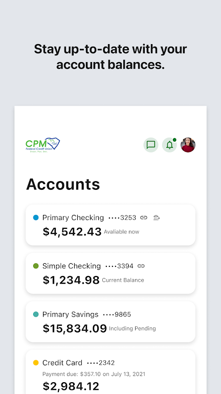 CPM Mobile Banking Screenshot 3