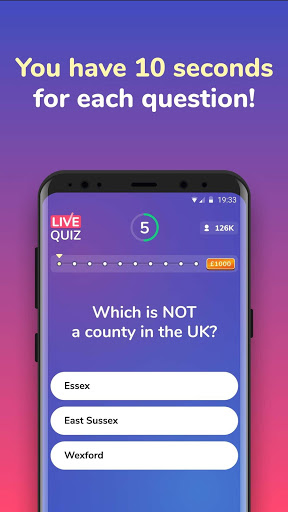 Live Quiz - Vinci Soldi Veri Screenshot 3