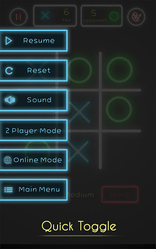 Tic Tac Toe Glow: Multiplayer! Screenshot 2