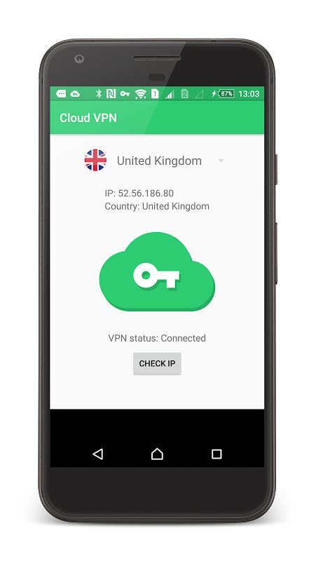 Cloud VPN Free - Fast & Secure Screenshot 1