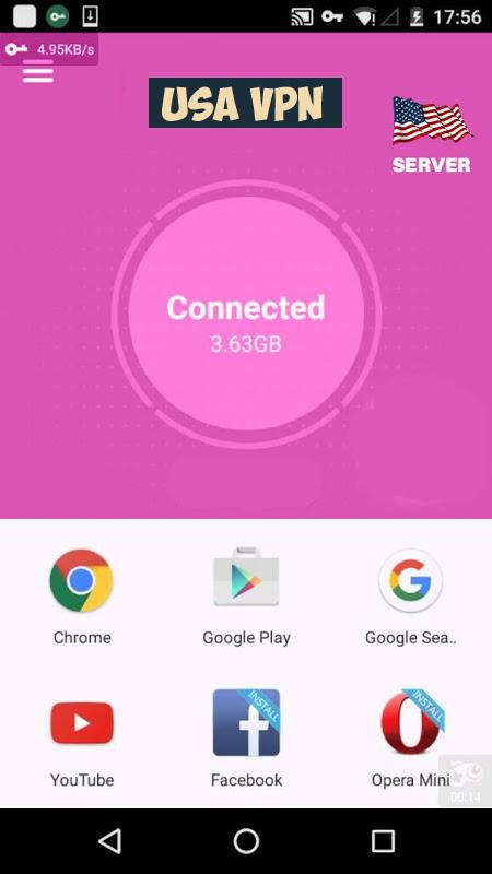 USA VPN- proxy - speed - unblock - Free Shield Screenshot 1