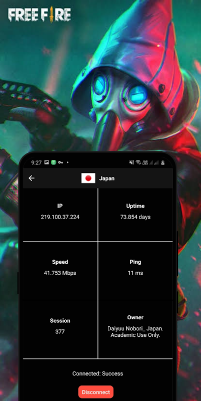 FreeFireVPN - Free SERVER CHANGER Screenshot 4