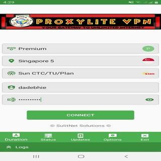 ProxyLite Main App - HTTP, SSL & UDP VPN App Screenshot 2