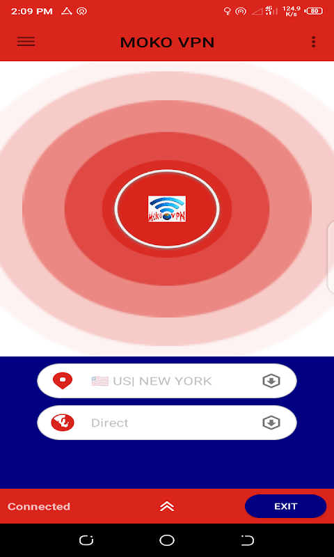 Moko VPN - Free Fast SHH/HTTP/SSL Tunnel Screenshot 1