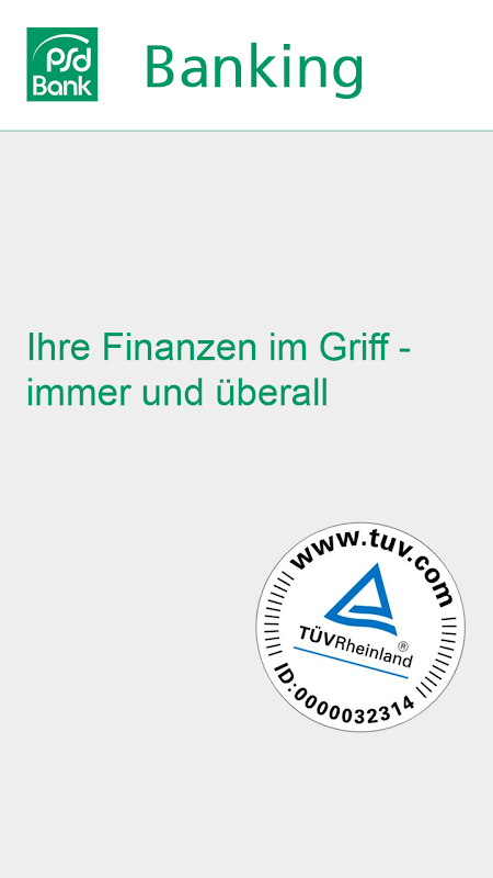 PSD Banking Classic Screenshot 2