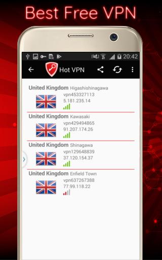 SX Hot VPN Master : Free Unlimited Fast Turbo VPN Screenshot 4