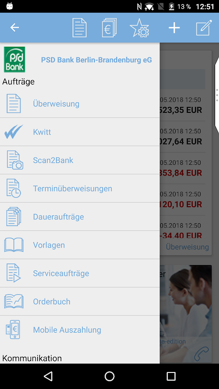 PSD Banking Classic Screenshot 4