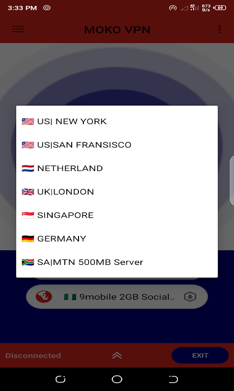 Moko VPN - Free Fast SHH/HTTP/SSL Tunnel Screenshot 3
