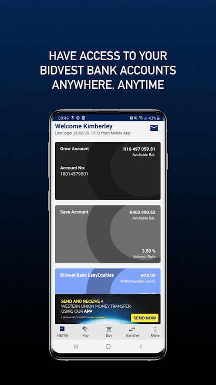 Bidvest Bank Screenshot 1