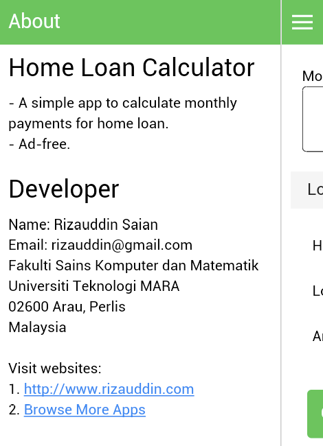 Home Loan Calculator Screenshot 3