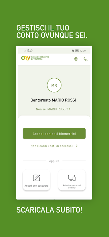 CRV Mobile Banking Screenshot 2