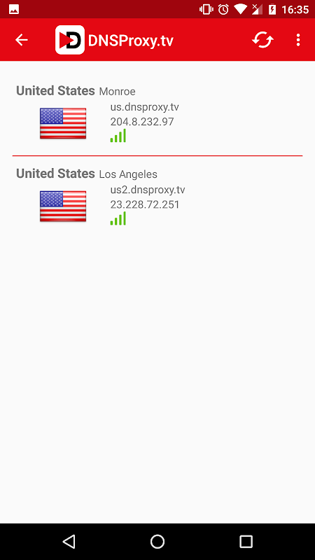 DNSProxy.TV VPN Client Screenshot 3