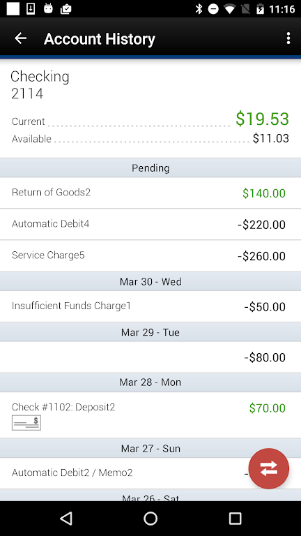 FAIRWINDS Mobile Banking Screenshot 2