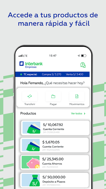 Interbank Empresas Screenshot 2