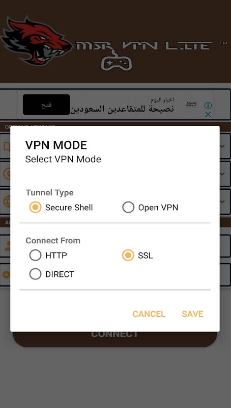 MSR VPN LITE Screenshot 3