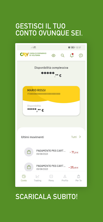 CRV Mobile Banking Screenshot 1
