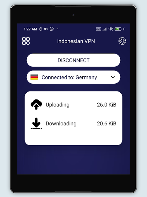 Indonesia VPN  Unlimited Fast Free Indonesian VPN Screenshot 2
