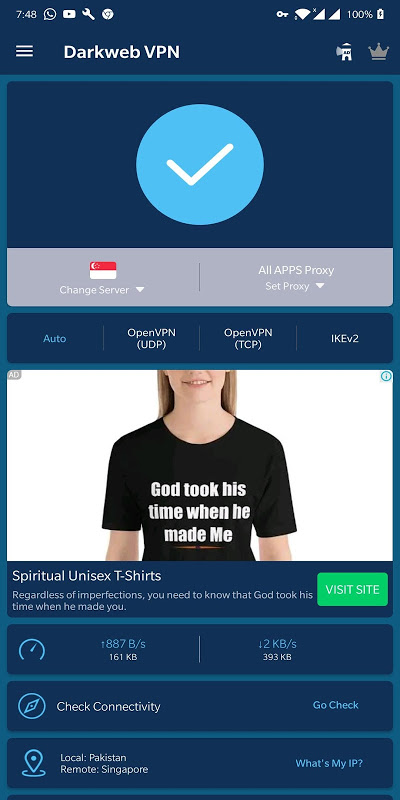 Darkweb VPN Screenshot 2