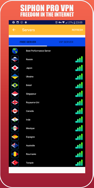 Siphon Pro - RPV Freedom On The Internet VPN Screenshot 2