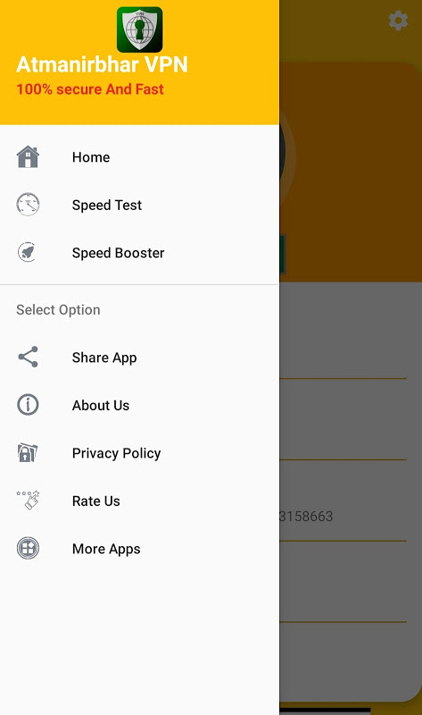Atmanirbhar VPN - Fast And 100% Secure Indian VPN Screenshot 3