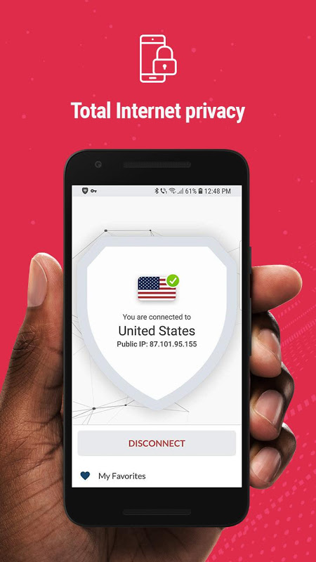 BullGuard VPN | Unlimited WiFi Internet Privacy Screenshot 1