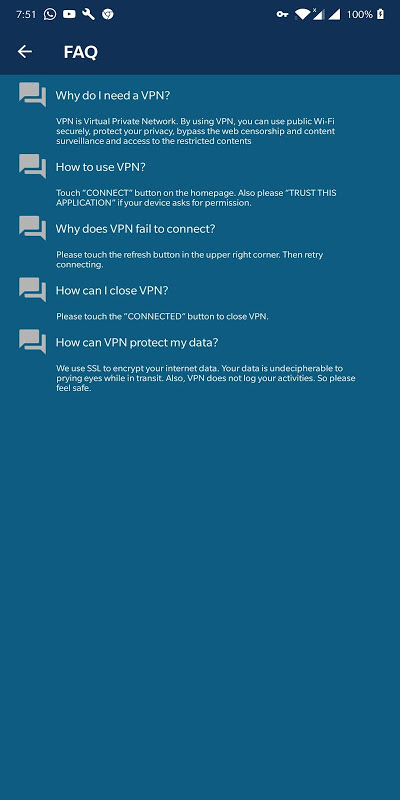 Darkweb VPN Screenshot 1