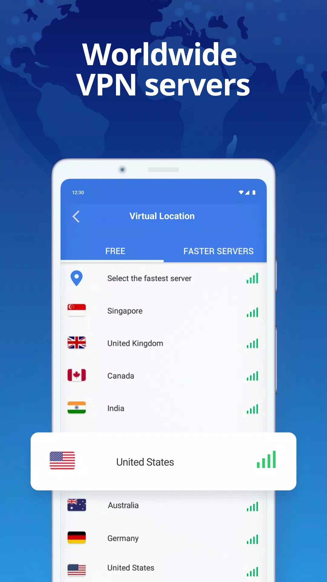 Free VPN proxy by Snap VPN Screenshot 2