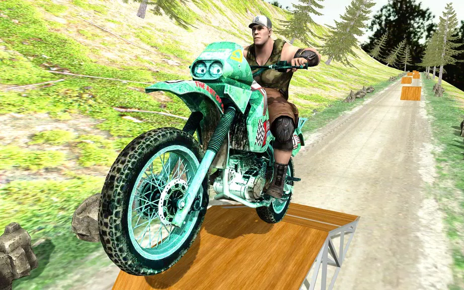 Wrestlers Moto Stunts Racer Screenshot 1