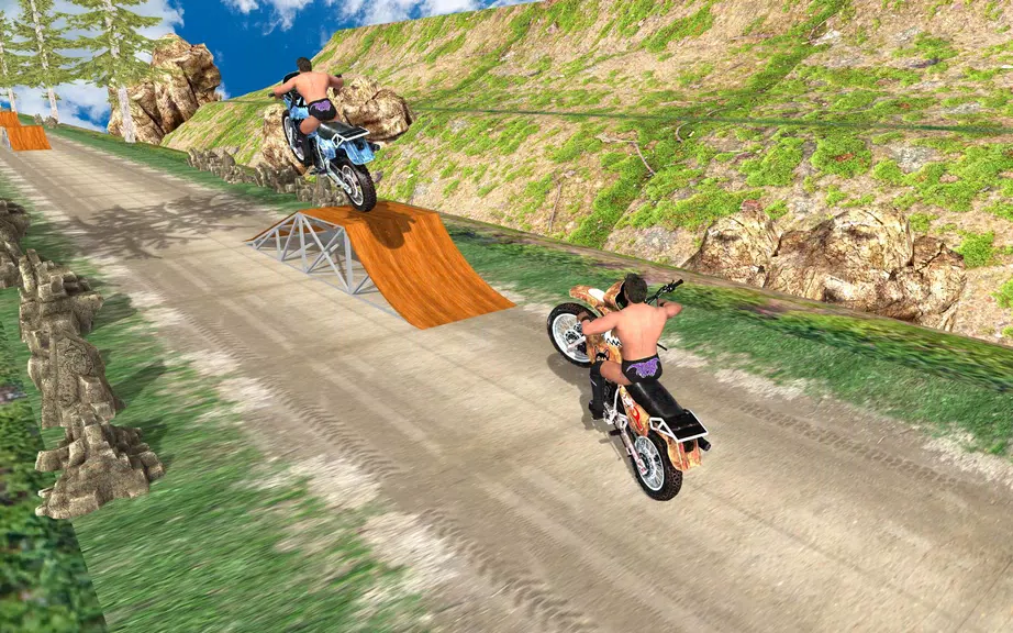 Wrestlers Moto Stunts Racer Screenshot 3