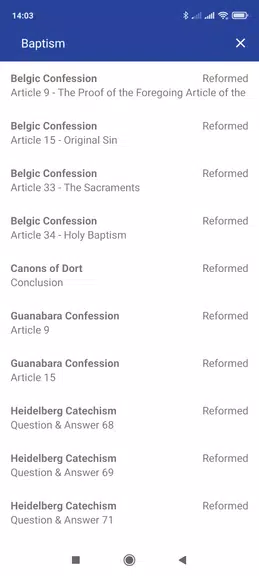 Creeds and Confessions Screenshot 3