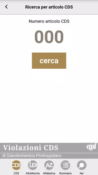 Violazioni CDS Screenshot 4