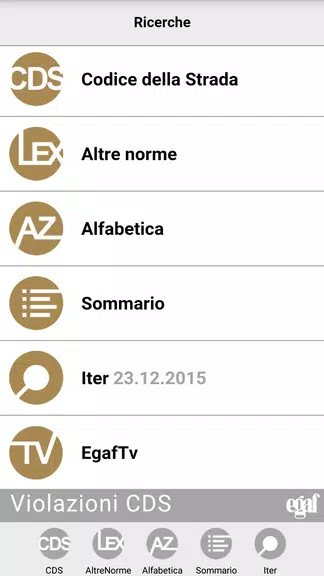 Violazioni CDS Screenshot 3
