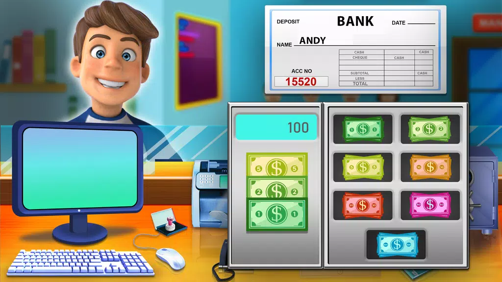 Bank Manager Cashier Games Screenshot 2